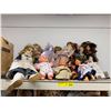 Image 1 : Shelf Lot of Dolls - approx. 15