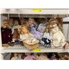 Image 1 : Shelf Lot of Dolls - approx. 15