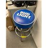 Image 1 : Bud Light Padded Shop Stool - 31in tall