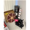 Image 1 : Misc. Group of Fitness Equipment - Balance Board, Kettle, Barbells, Yoga Mat & Bionic Bar