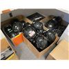 Image 1 : Three Boxes of Helmets - from the Hockey Show - mostly Bauer and CCM - some with masks
