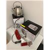 Image 1 : Group of KitchenAid Appliances - Toaster, Kettle, Hand mixer and can opener