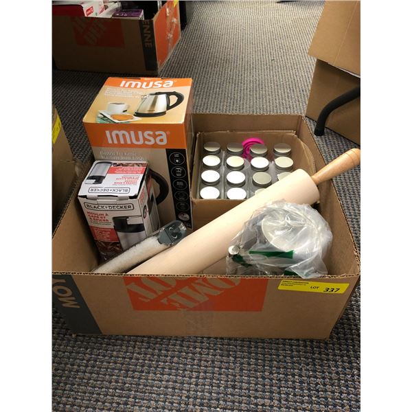 Box Lot of Household Items