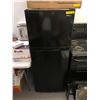Image 1 : DANBY Designer Black Fridge with top mount freezer - 59in tall
