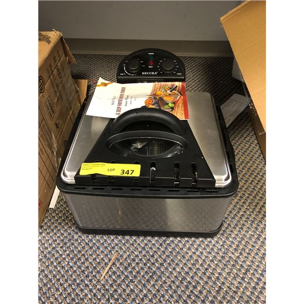 SECURA - 4L Deep Fryer with Timer - Model L-DF401B-T - SS