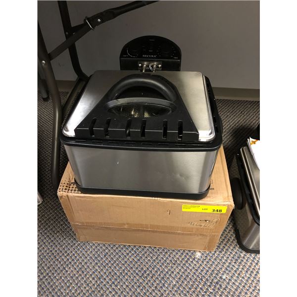 SECURA - 4L Deep Fryer with Timer - Model L-DF401B-T - SS