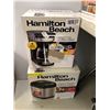 Image 1 : Lot of Hamilton Beach Programmable Coffee Maker & Artisan Dough & Bread Maker