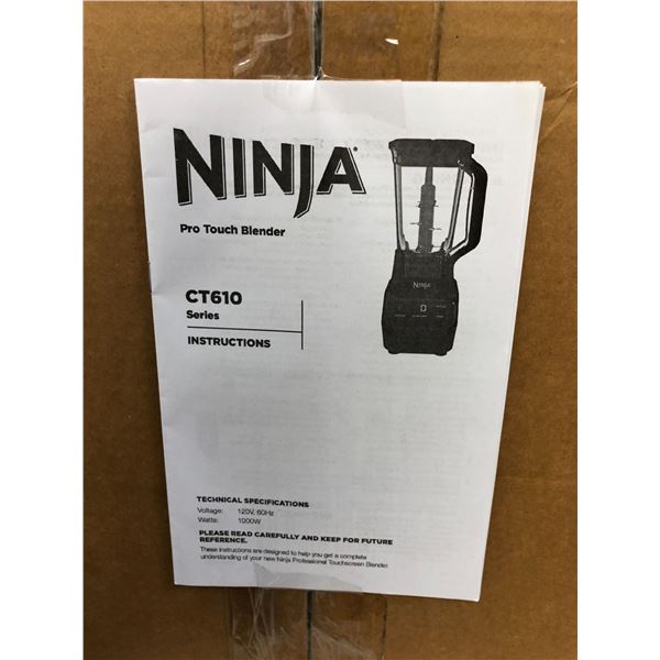 NINJA Pro Touch Blender - Model # CT610