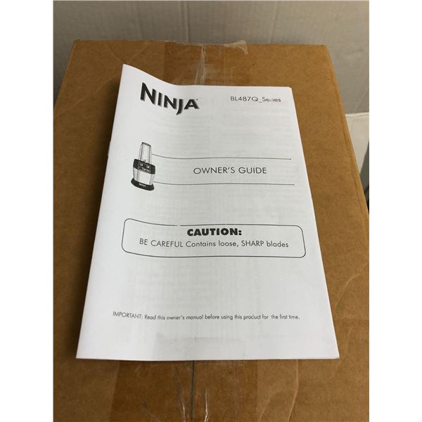 NINJA Personal Blender - Model # BL487Q Series
