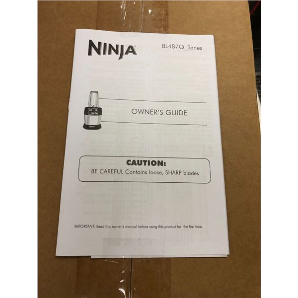NINJA Personal Blender - Model # BL487Q Series