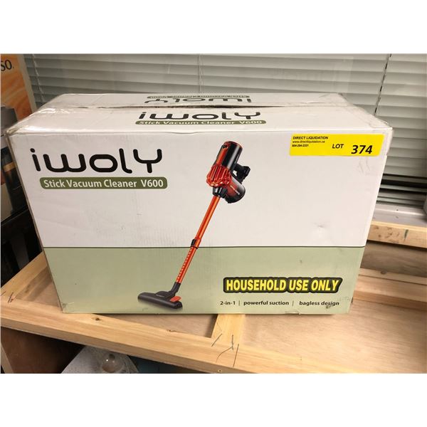 iWOLY - Stick Vacuum Cleaner - V600 - 2in1 - Bagless Design
