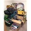 Image 1 : Misc. Lot of Luggage, Pillows, Storage Containers, Etc.