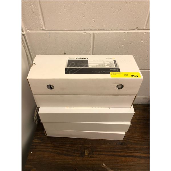 5 Boxes of Accessory Pack of Cables for Analog DVRs & Cameras
