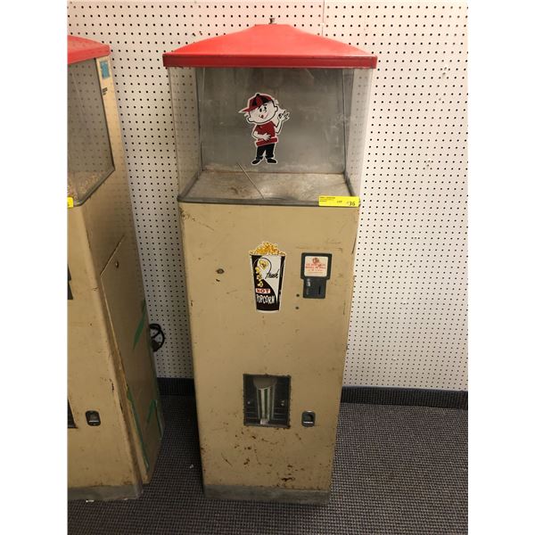 Antique Hot Popcorn Dispenser - Approx. 19in x 19in x 54in