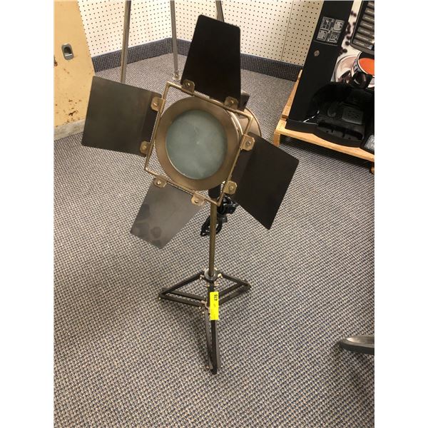 Reproduction Movie Stage Light with three lights - approx. 43in tall