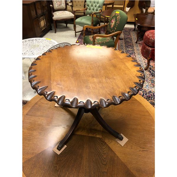 Antique Side Table - 23in round x 18in tall