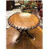 Image 1 : Antique Side Table - 23in round x 18in tall