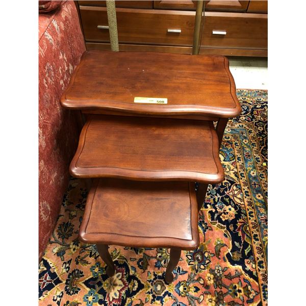 Nesting Tables - Group of three - Tallest 21in