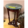 Image 1 : Three Legged Green Marble Topped Table