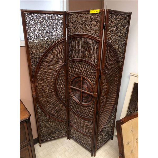 6 Foot with three 18in panels - Bamboo Privacy Screen