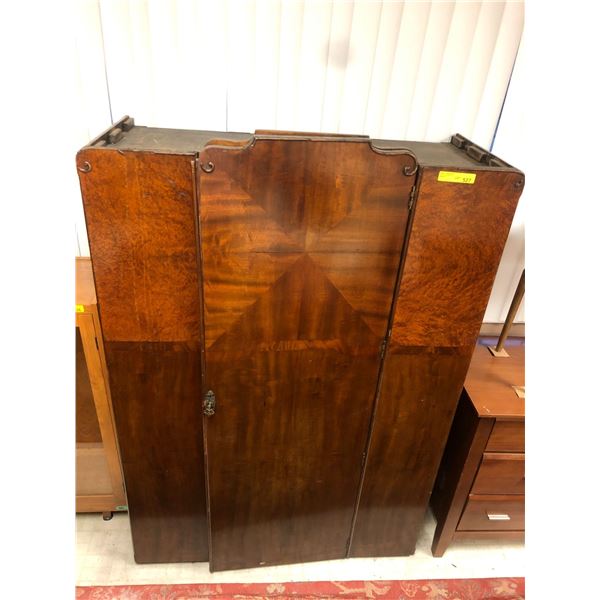 Antique Armoire with Interior Mirror - approx. 47in x 19in x 70in