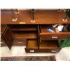 Image 4 : Contemporary Wood Buffet or Dresser with six drawers and 2 door cabinet - 69in x 19 1/2in x 35in