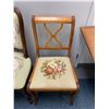 Image 4 : Three Antique Upholstered Chairs - Needlepoint and others