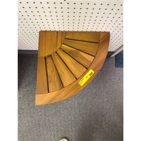 Aqua Teak Corner seat for Saunas or Showers