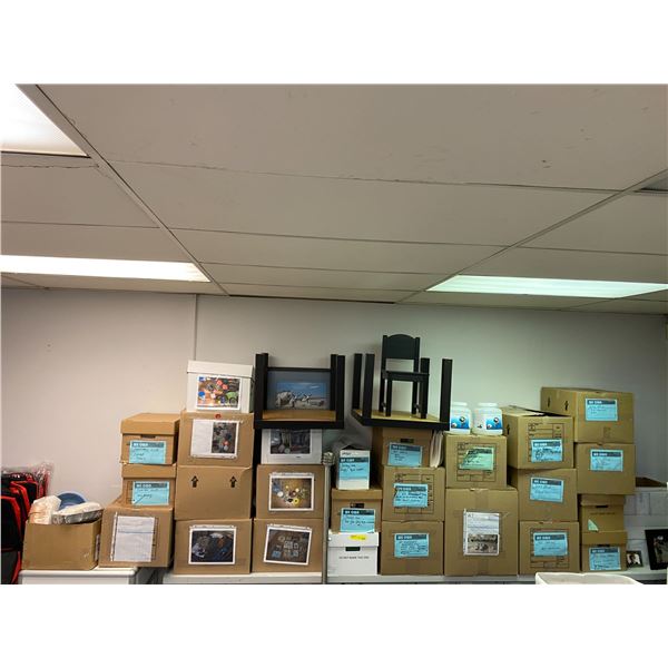 from Turner & Hooch - Large Lot of Collectibles - Boxes of Items - approx. 28 boxes with Ikea Side t