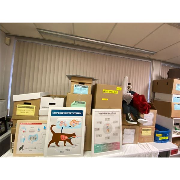 from Turner & Hooch - Large Lot of Collectibles - Boxes of Items - approx. 16 boxes and show prop