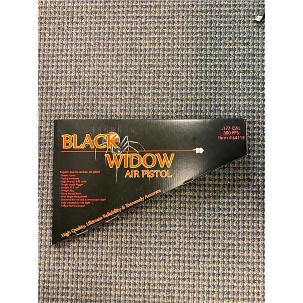 Black Widow Air Pistol - .177 caliber, 300 feet per second - new in box