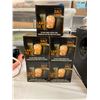 Image 1 : Pure Himalayan Rock Salt - Teal Light Candle Holders - 4 boxes