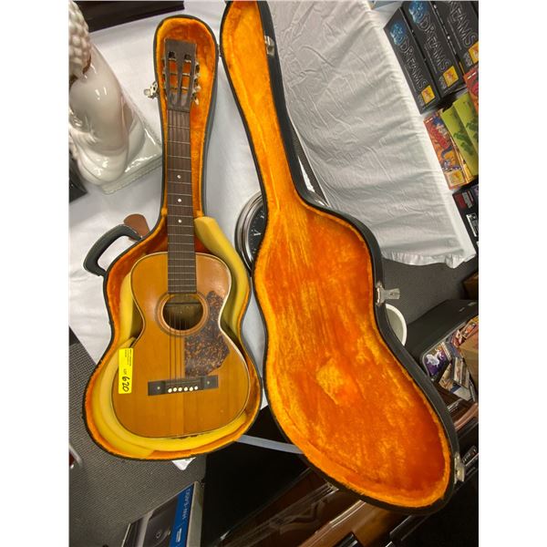 Wood Guitar with case