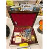 Image 1 : Jewellery Box from an Estate with misc. pieces