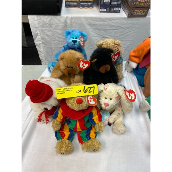 Small Group of TY Beanie Babies - approx. 7