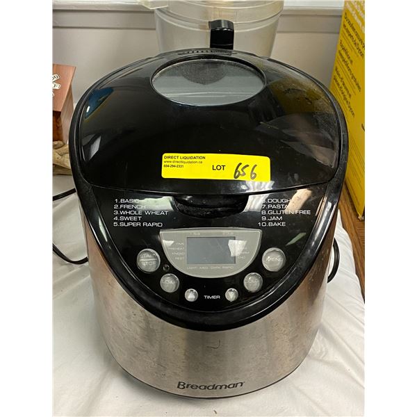 Breadman Bread Machine & Kitchenaid Food Processor