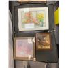 Image 2 : Two Leather Artists Portfolios - stuffed with unframed pictures/drawings/sketches