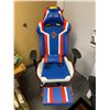 Image 1 : FICMAX - Blue/White & Red Gaming Chair