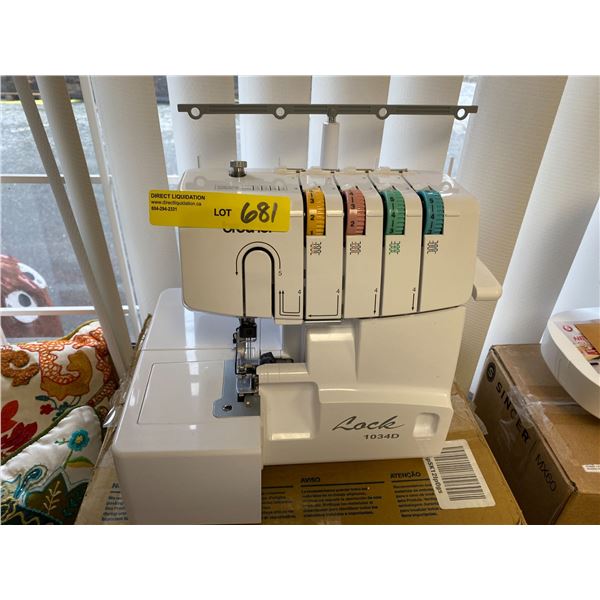 Brother Lock 1034D Sewing Machine