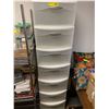 Image 1 : Group of 7 White Storage Container Drawers