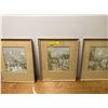 Image 1 : Group of 3 Framed Paintings by Maurice Utrillo