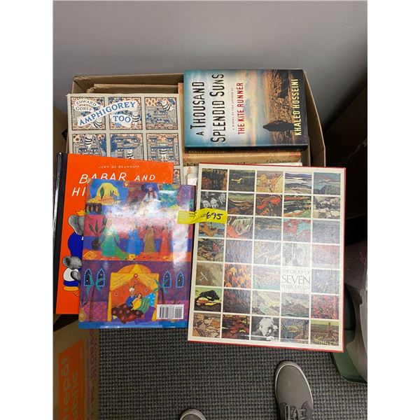 Box of Miscellaneous Books including The Group of Seven