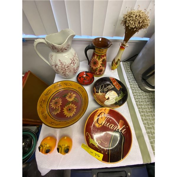 Group of Miscellaneous Pottery and earthware