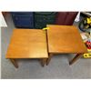 Image 1 : Two Wood Side Tables