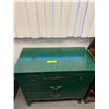 Image 1 : Painted Green Vintage 3 Drawer Dresser - approx. 32in x 16 1/2in x 30 1/2in