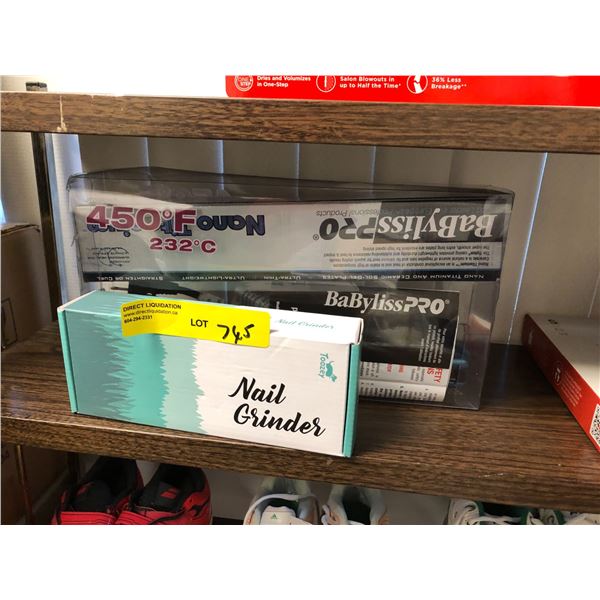 BabyBliss Pro and Toozey Nail Grinder