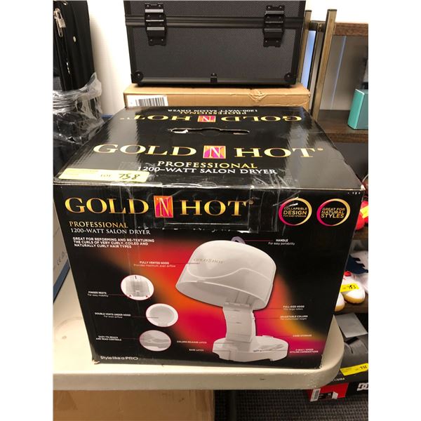 Gold N Hot - Professional 1200 Watt Salon Dryer - collapsible Design
