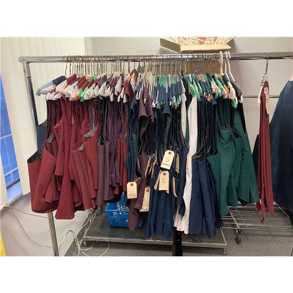 Uniform Vests - Men's & Women's - Maroon, Blue & Green with some maroon ties - over 100 pieces (some