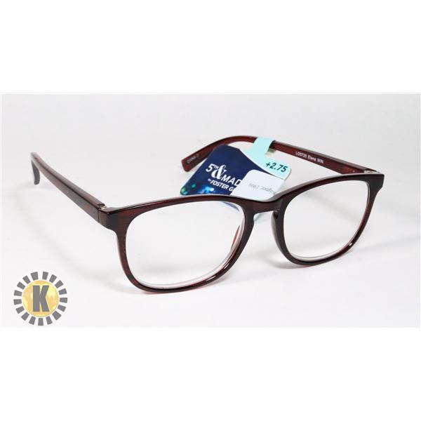 PAIR OF FOSTER GRANT EYEGLASSES +2.75