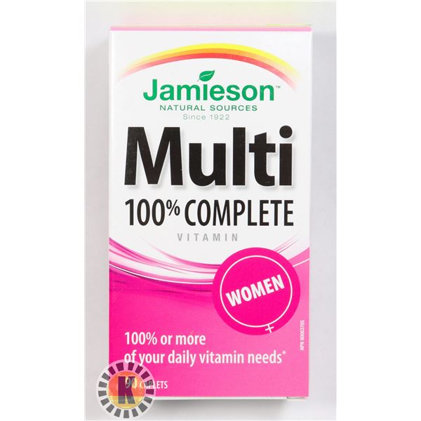 JAMIESON 100% WOMEN'S MULTIVITAMIN- 90 CAPLETS